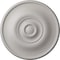 Ekena Millwork Jefferson Ceiling Medallion (Fits Canopies up to 2 7/8"), 11 3/4"OD x 3/8"P, Ultra Pure White CM12JEUWF - alternate 1